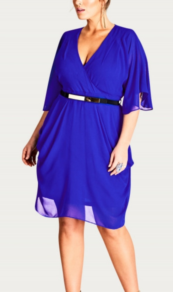 *NWT* Draped Faux Wrap